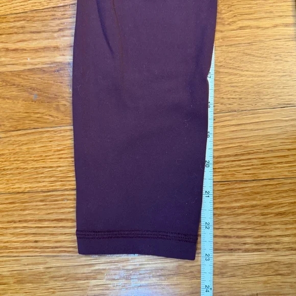 Athleta Salutation Stash 7/8 Tight Leggings Spiced Cabernet - Size Small - Picture 3 of 6